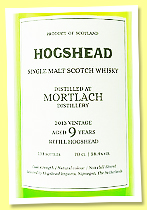 Mortlach 9 yo 2013/2023 (58.4%, Hogshead Import, refill hogshead, 133 bottles)