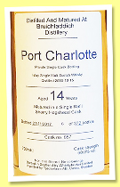 Port Charlotte 14 yo 2003/2017 (60%, Whisky Broker for Tjaerdalen, refill sherry, cask #857, 372 bottles) Port Charlotte 14 yo 2003/2017 (60%, Whisky Broker for Tjaerdalen, refill sherry, cask #857, 372 bottles)