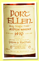 Port Ellen 1970/1986 (40%, Gordon & MacPhail for Meregali Import, Italy, Celtic label) Port Ellen 1970/1986 (40%, Gordon & MacPhail for Meregali Import, Italy, Celtic label)