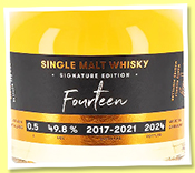 St. Kilian 2017-2021/2024 ‘Signature Edition Fourteen’ (49.8%, OB, Germany, 4,260 bottles)