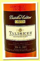 Talisker 1996/2008 'Distiller's Edition' (45.8%, OB, TD-S: 5KW, 1litre)