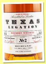 Texas Legation ‘Batch 2’ (46.2%, Berry Bros. & Rudd, USA, bourbon whiskey, 5,000 bottles, 2018) Texas Legation ‘Batch 2’ (46.2%, Berry Bros. & Rudd, USA, bourbon whiskey, 5,000 bottles, 2018)