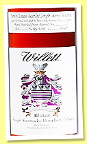 Willett 8 yo ‘Family Estate Bourbon’ (62.9%, OB, USA, for LMDW Singapore, cask #13059) Willett 8 yo ‘Family Estate Bourbon’ (62.9%, OB, USA, for LMDW Singapore, cask #13059)