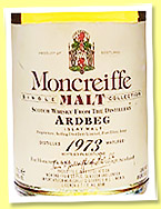 Ardbeg 15 yo 1973 (46%, Moncreiffe, Meregalli Import, +/-1988)