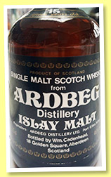 Ardbeg 15 yo (46%, Cadenhead, dumpy, 75cl, +/-1980)