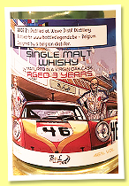 Belgian Single Malt 3 yo (46%, Bottles & Legends, Race 2, Belgium, single malt, 400 bottles) Belgian Single Malt 3 yo (46%, Bottles & Legends, Race 2, Belgium, single malt, 400 bottles)