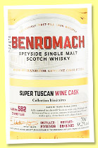 Benromach 16 yo 2009 ‘Super Tuscan Wine Cask’ (58.2%, OB, first fill super Tuscan wine, cask #582, 272 bottles) Benromach 16 yo 2009 ‘Super Tuscan Wine Cask’ (58.2%, OB, first fill super Tuscan wine, cask #582, 272 bottles)