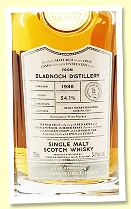 Bladnoch 33 yo 1988/2022 (54.1%, Gordon & MacPhail 'Connoisseur's Choice' for Kensington Wine Market, cask #2107, refill sherry hogshead, 53 bottles) Bladnoch 33 yo 1988/2022 (54.1%, Gordon & MacPhail 'Connoisseur's Choice' for Kensington Wine Market, cask #2107, refill sherry hogshead, 53 bottles)