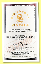 Blair Athol 9 yo 2014/2024 '100 proof' (57.1%, Signatory Vintage, Kirsch Import, 1st fill oloroso butt)