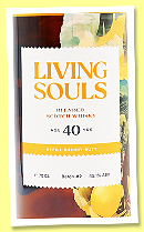 Blended Scotch Whisky 40 yo ‘Batch #2’ (45.1%, Living Souls, refill sherry butt, 514 bottles)
