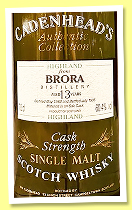 Brora 13 yo 1982/1995 (60.4%, Cadenhead, Authentic Collection) Brora 13 yo 1982/1995 (60.4%, Cadenhead, Authentic Collection)