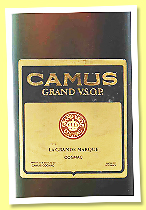 Camus ‘Grand V.S.O.P.’ (40%, OB, La Grande Marque, cognac, +/-1980)