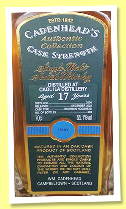 Caol Ila 17 yo 2006/2023 (55.1%, Cadenhead, Authentic Collection, bourbon hogshead, 204 bottles)