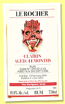 Clairin Le Rocher 41 mo 2019/2022 (49.10%, The Navigator, Haiti, cask LR17 JD-2-V2) Clairin Le Rocher 41 mo 2019/2022 (49.10%, The Navigator, Haiti, cask LR17 JD-2-V2)