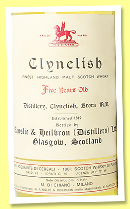 Clynelish 5 yo (43%, OB, Di Chiano, long golden cap, Italy, +/-1970) Clynelish 5 yo (43%, OB, Di Chiano, long golden cap, Italy, +/-1970)