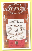 Craigellachie 12 yo 2013/2025 (60.5%, Lady of the Glen, refill oloroso butt + oloroso finish, cask #300805, 332 bottles)