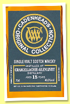 Craigellachie-Glenlivet 18 yo 2006/2025 (46%, Cadenhead, Original Collection, refill oloroso hogsheads)