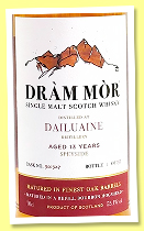 Dailuaine 13 yo 2012/2025 (55.1%, Dràm Mor, refill bourbon, cask #301327, 157 bottles) 