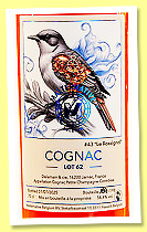 Delamain & Cie ‘Le Rossignol Lot 62’ (54.4%, Malternative Belgium, Petite Champagne, cask #755, 198 bottles) Delamain & Cie ‘Le Rossignol Lot 62’ (54.4%, Malternative Belgium, Petite Champagne, cask #755, 198 bottles)