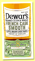 Dewar’s 8 yo ‘French Cask Smooth’ (40%, OB, blended Scotch, apple spirit cask finish, +/-2024) Dewar’s 8 yo ‘French Cask Smooth’ (40%, OB, blended Scotch, apple spirit cask finish, +/-2024)