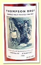 Dornoch 6 yo 2017/2024 (55.2%, OB, cask #22, 1st fill bourbon octave, 69 bottles)