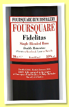 Foursquare 20 yo 2004/2025 ‘Fidelitas’ (55%, La Maison & Velier, Barbados) Foursquare 20 yo 2004/2025 ‘Fidelitas’ (55%, La Maison & Velier, Barbados)