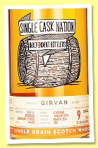 Girvan 9 yo 2015/2024 (59.3%, Single Cask Nation, 1st fill bourbon hogshead finish, cask #193413, 280 bottles) Girvan 9 yo 2015/2024 (59.3%, Single Cask Nation, 1st fill bourbon hogshead finish, cask #193413, 280 bottles)
