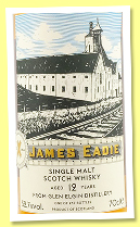 Glen Elgin 12 yo (52.7%, James Eadie, Distilleries of Great Britain & Northern Ireland, Malaga wine finish, cask #373074, 257 bottles)