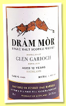Glen Garioch 12 yo 2012/2025 (53.6%, Dràm Mor, 1st fill Madeira finish, cask #1002, 129 bottles)
