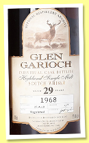 Glen Garioch 29 yo 1968 (55.4%, OB, for the US, Distillery Archive, hogshead, cask #617, +/-1997) Glen Garioch 29 yo 1968 (55.4%, OB, for the US, Distillery Archive, hogshead, cask #617, +/-1997)