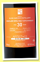 Glen Garioch over 30 yo 1992/2023 (57.9%, Artist #13 by LMDW, hogshead, cask #3068, 227 bottles)