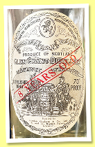Glen Grant 8 yo (70° Proof, Gordon Graham & Co. Aberdeen, 1930s) 