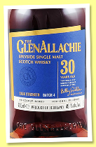 Glenallachie 30 yo ‘Batch 4’ (49.1%, OB, cask strength, 2024) Glenallachie 30 yo ‘Batch 4’ (49.1%, OB, cask strength, 2024)