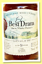 Glenallachie 9 yo 2014/2024 (58.6%, Best Dram, 1st fill PX sherry hogshead, cask #9900214, 315 bottles) Glenallachie 9 yo 2014/2024 (58.6%, Best Dram, 1st fill PX sherry hogshead, cask #9900214, 315 bottles)