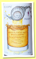 Glentauchers 19 yo 2002-2005/2024 (57.1%, Decadent Drams, 1st fill bourbon and 1st fill sherry, 138 bottles) Glentauchers 19 yo 2002-2005/2024 (57.1%, Decadent Drams, 1st fill bourbon and 1st fill sherry, 138 bottles)
