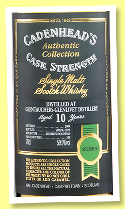Glentauchers-Glenlivet 10 yo 2009/2019 (59.9%, Cadenhead, Authentic Collection, bourbon hogshead, 330 bottles) Glentauchers-Glenlivet 10 yo 2009/2019 (59.9%, Cadenhead, Authentic Collection, bourbon hogshead, 330 bottles)