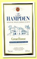 Hampden 'Great House Distillery Edition 2025' (57%, OB, Jamaica)
