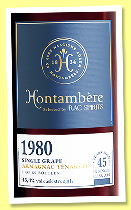 Hontambère 45 yo 1980/2025 (45.4%, OB, Selected by RAC Spirits, Ténarèze, cask #A10, 80 bottles)