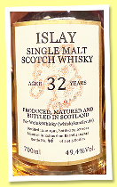 Islay Single Malt 32 yo 1991/2024 (49.4%, Wein&Whisky, bourbon barrel, cask #4404742, 244.5 bottles) Islay Single Malt 32 yo 1991/2024 (49.4%, Wein&Whisky, bourbon barrel, cask #4404742, 244.5 bottles)