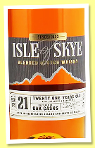 Isle of Skye 21 yo (40%, OB, Blended Scotch, +/-2024) Isle of Skye 21 yo (40%, OB, Blended Scotch, +/-2024)