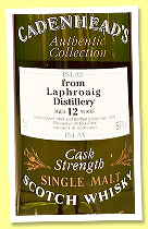 Laphroaig 12 yo 1984/1996 (59.9%, Cadenhead, Authentic Collection) Laphroaig 12 yo 1984/1996 (59.9%, Cadenhead, Authentic Collection)