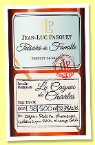 Le Cognac de Charles 'L.98' (52.7%, Jean-Luc Pasquet, Petite champagne, 648 bottles, 2025)
