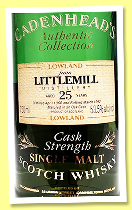 Littlemill 25 yo 1966/1992 (53.5%, Cadenhead, Authentic Collection)