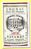 Navarre 1993/2025 (48.4%, OB for Authentic Spirits, Grande Champagne) 