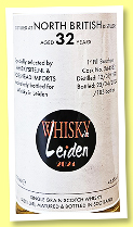 North British 32 yo 1991/2024 (46.6%, Whisky for Leiden, first fill bourbon, cask #264532, 185 bottles) North British 32 yo 1991/2024 (46.6%, Whisky for Leiden, first fill bourbon, cask #264532, 185 bottles)