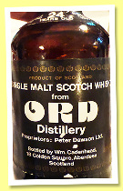 Ord 24 yo 1962/1987 (46%, Cadenhead, Aberdeen, black dumpy, 75cl) Ord 24 yo 1962/1987 (46%, Cadenhead, Aberdeen, black dumpy, 75cl)