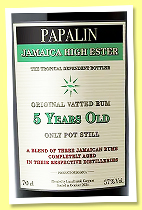Papalin 5 yo 'Jamaica High Esters' (57%, Velier, Jamaica, 2024) Papalin 5 yo 'Jamaica High Esters' (57%, Velier, Jamaica, 2024)