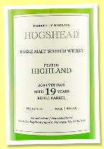 Peated Highland 19 yo 2004/2023 (48%, Hogshead Imports, refill barrel, 295 bottles) Peated Highland 19 yo 2004/2023 (48%, Hogshead Imports, refill barrel, 295 bottles)