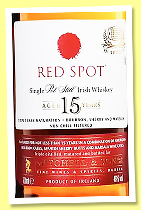 Red Spot 15 yo (46%, OB, Irish single pot still, +/-2024) Red Spot 15 yo (46%, OB, Irish single pot still, +/-2024)