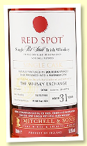Red Spot 31 yo 1991 (57.6%, OB for The Whisky Exchange, cask #50768, bourbon barrel with marsala finish, 516 bottles)

